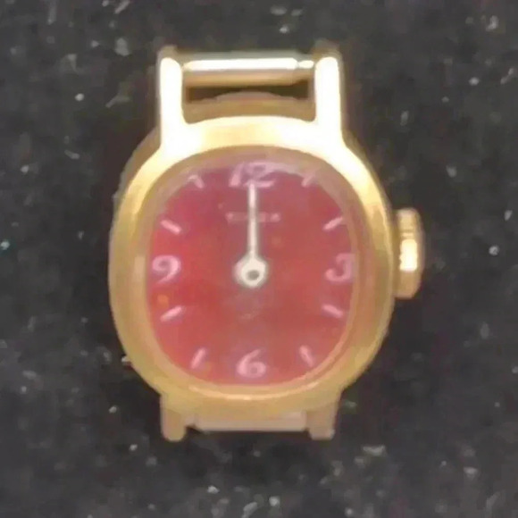 Ladies Timex Red Face Vintage Estate Watch - Picture 2 of 4